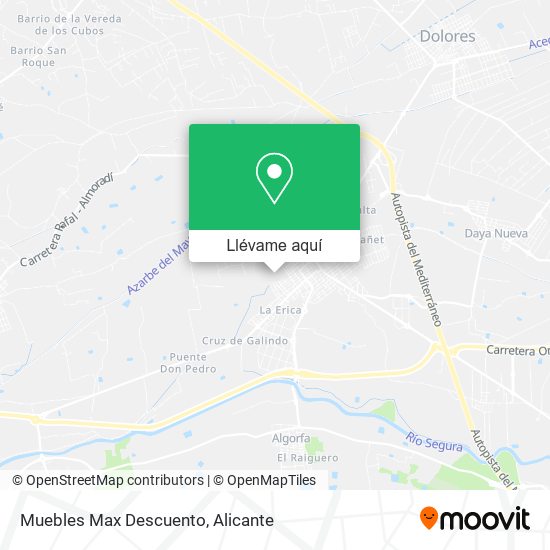 Mapa Muebles Max Descuento