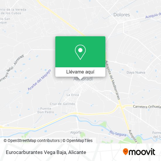 Mapa Eurocarburantes Vega Baja