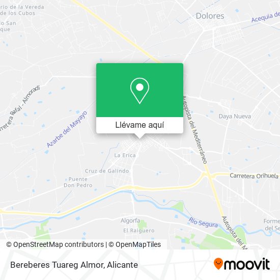 Mapa Bereberes Tuareg Almor