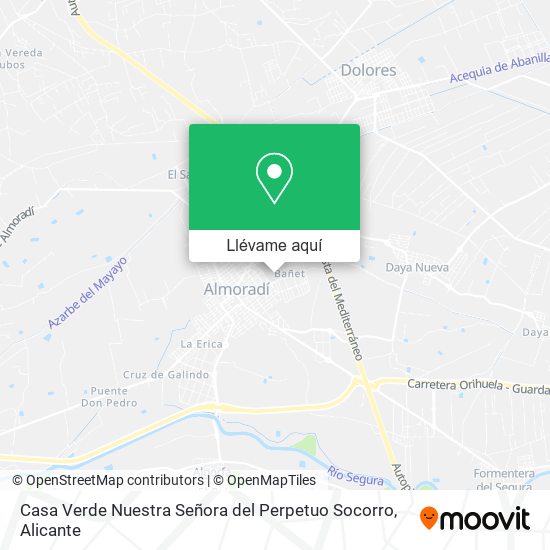 Mapa Casa Verde Nuestra Señora del Perpetuo Socorro