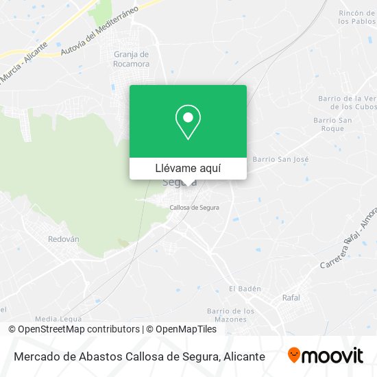 Mapa Mercado de Abastos Callosa de Segura
