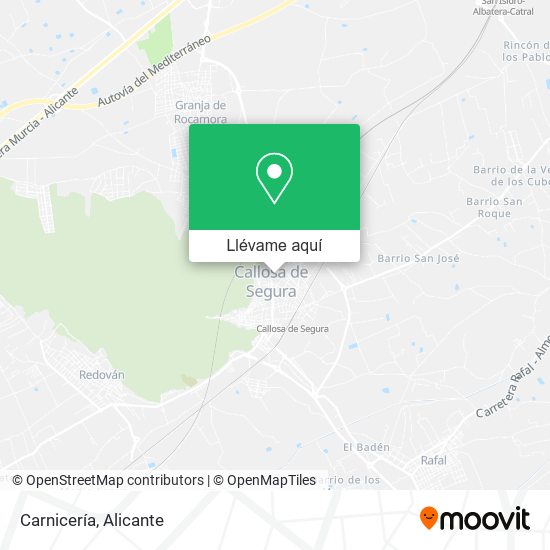 Mapa Carnicería