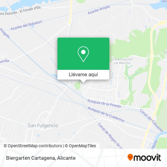 Mapa Biergarten Cartagena