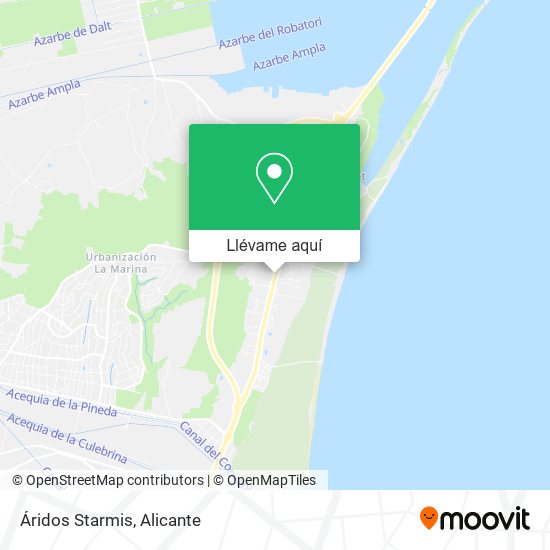 Mapa Áridos Starmis