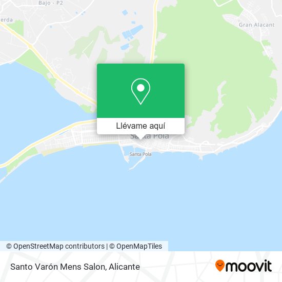 Mapa Santo Varón Mens Salon