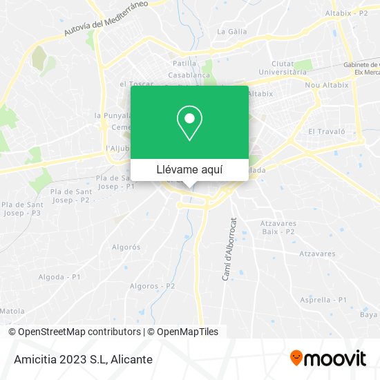 Mapa Amicitia 2023 S.L