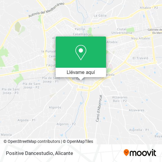 Mapa Positive Dancestudio