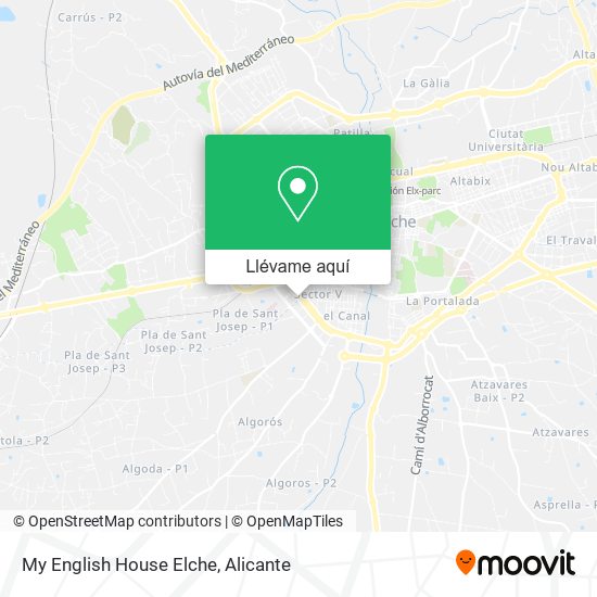 Mapa My English House Elche