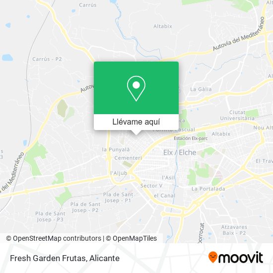 Mapa Fresh Garden Frutas