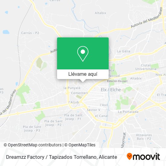 Mapa Dreamzz Factory / Tapizados Torrellano