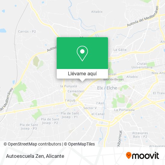 Mapa Autoescuela Zen