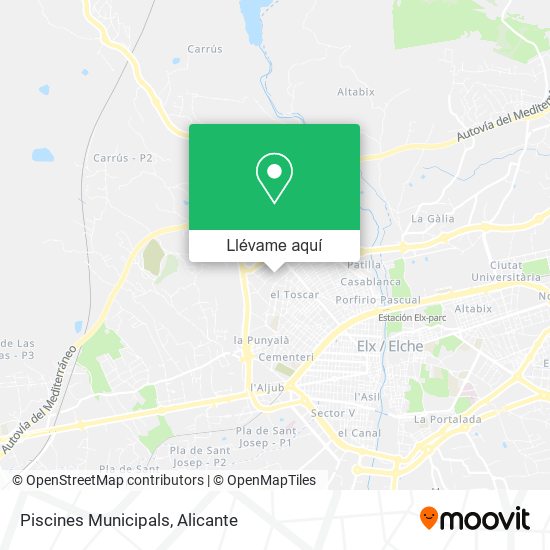 Mapa Piscines Municipals
