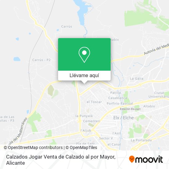 Mapa Calzados Jogar Venta de Calzado al por Mayor