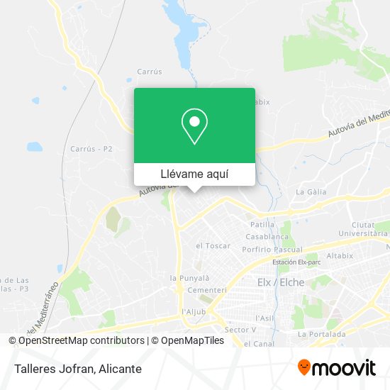 Mapa Talleres Jofran