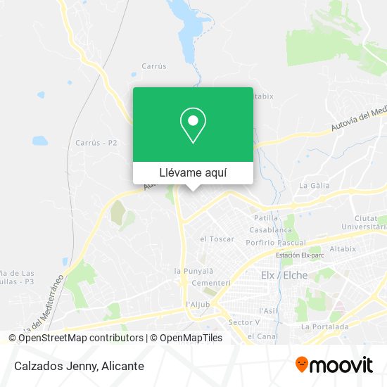 Mapa Calzados Jenny