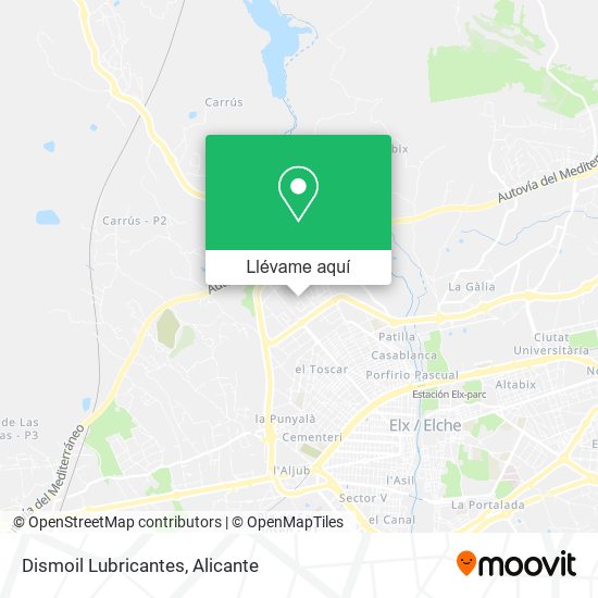 Mapa Dismoil Lubricantes