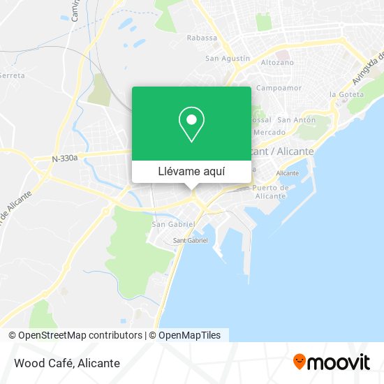 Mapa Wood Café
