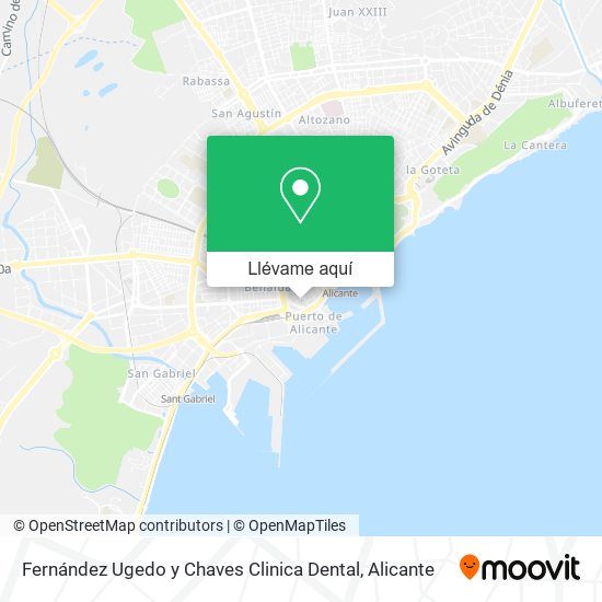 Mapa Fernández Ugedo y Chaves Clinica Dental