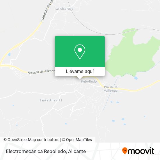Mapa Electromecánica Rebolledo