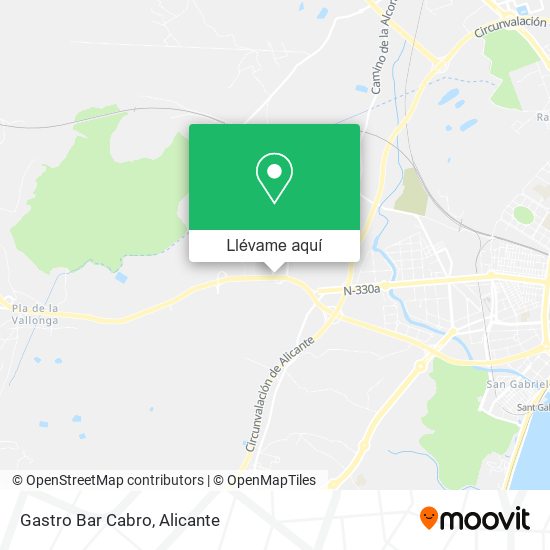 Mapa Gastro Bar Cabro