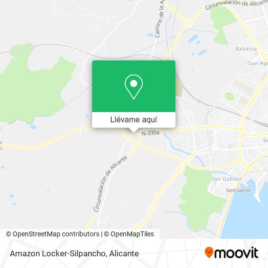 Mapa Amazon Locker-Silpancho