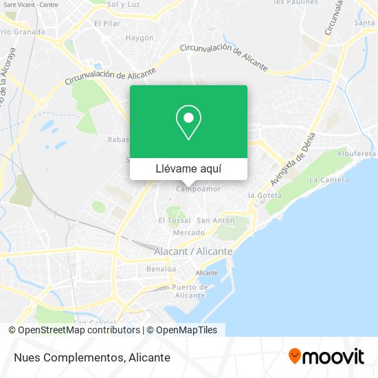 Mapa Nues Complementos