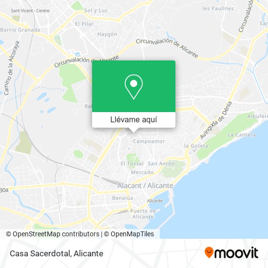 Mapa Casa Sacerdotal