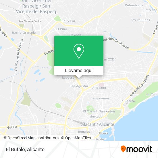 Mapa El Búfalo