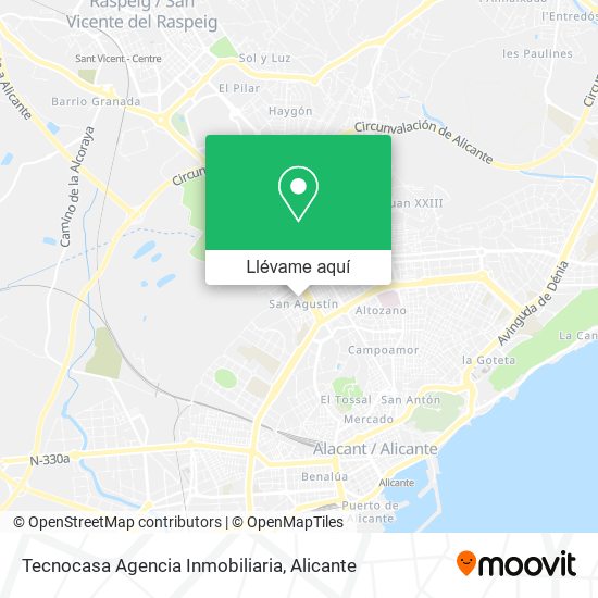 Mapa Tecnocasa Agencia Inmobiliaria