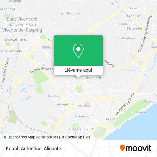 Mapa Kebab Auténtico