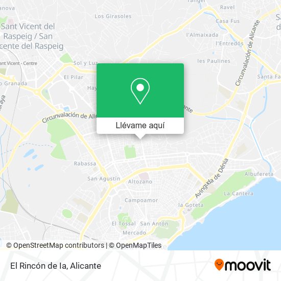 Mapa El Rincón de Ia