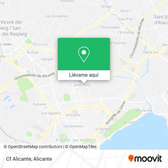 Mapa Cf Alicante