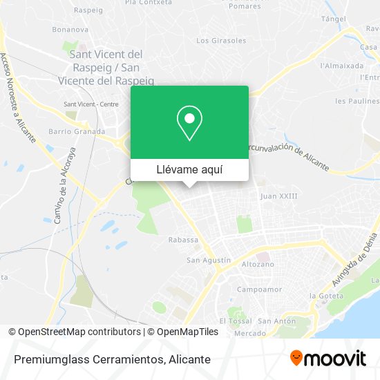 Mapa Premiumglass Cerramientos