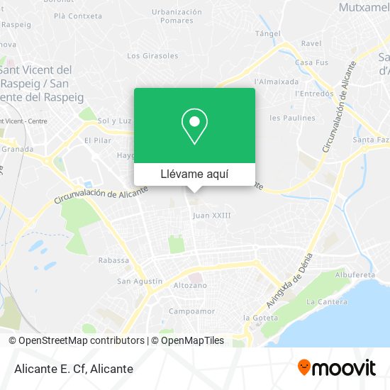 Mapa Alicante E. Cf