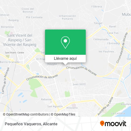 Mapa Pequeños Vaqueros