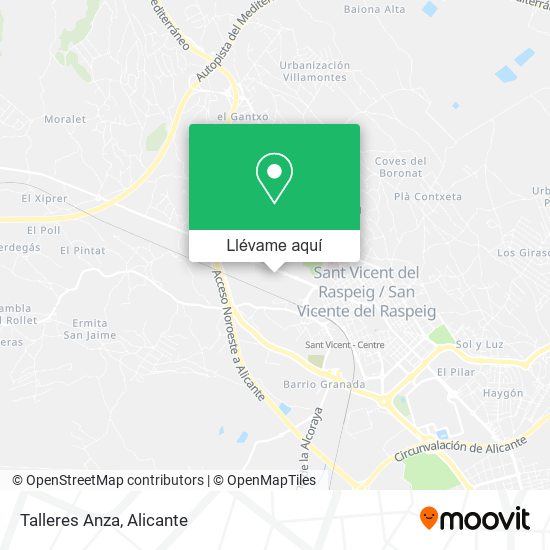 Mapa Talleres Anza