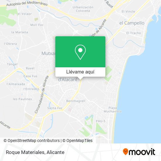 Mapa Roque Materiales