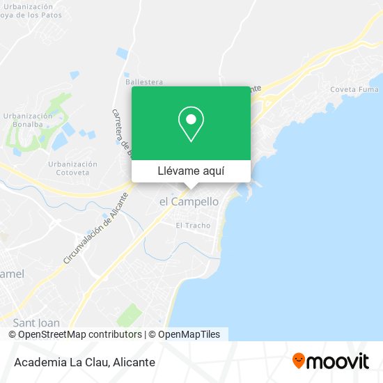 Mapa Academia La Clau