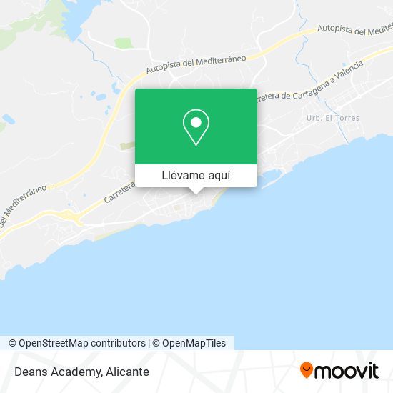 Mapa Deans Academy