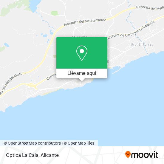 Mapa Óptica La Cala