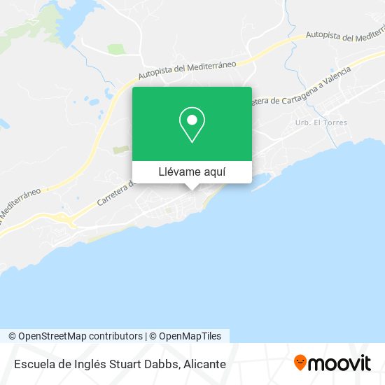 Mapa Escuela de Inglés Stuart Dabbs