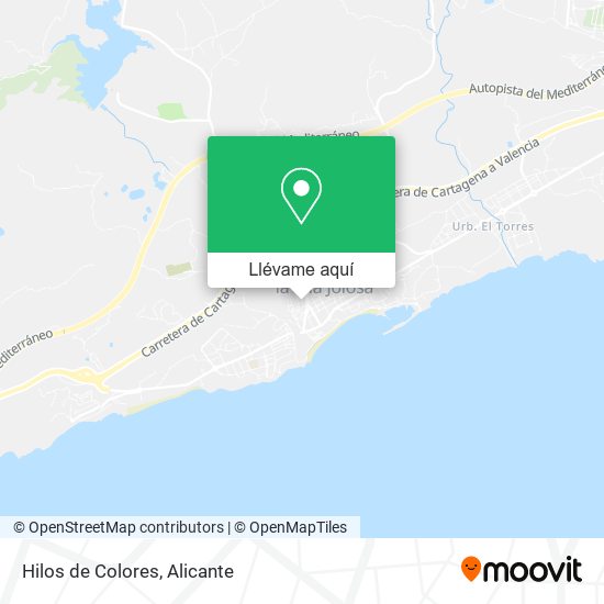 Mapa Hilos de Colores