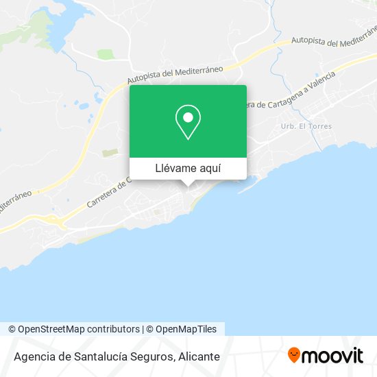 Mapa Agencia de Santalucía Seguros