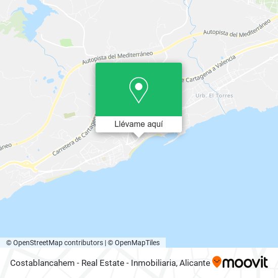 Mapa Costablancahem - Real Estate - Inmobiliaria