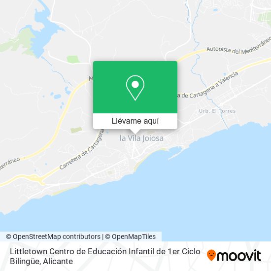 Mapa Littletown Centro de Educación Infantil de 1er Ciclo Bilingüe