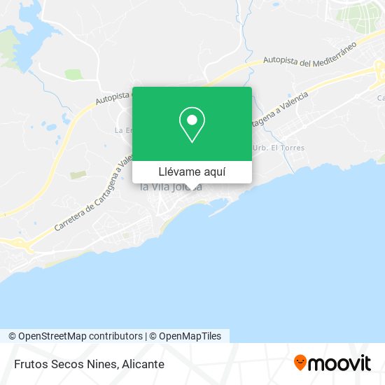 Mapa Frutos Secos Nines