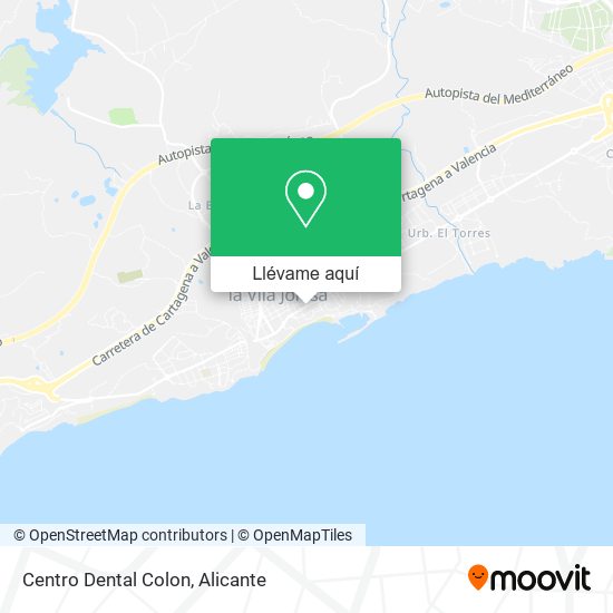 Mapa Centro Dental Colon