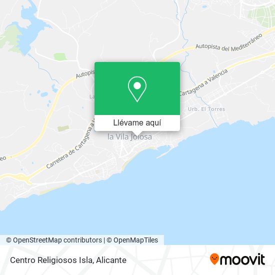 Mapa Centro Religiosos Isla