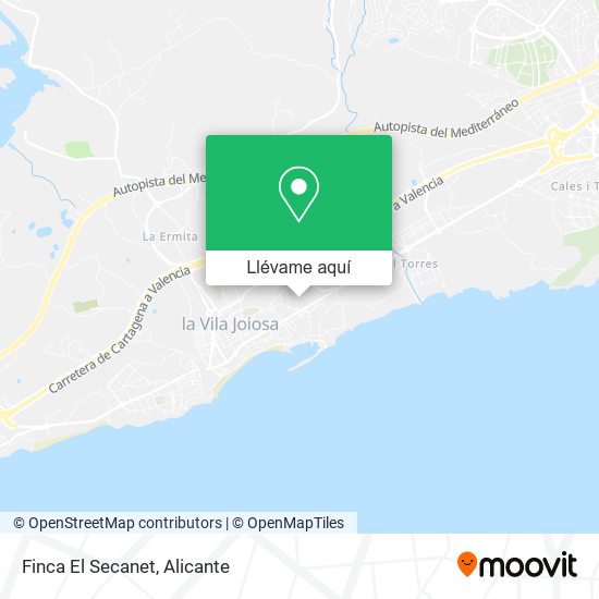 Mapa Finca El Secanet