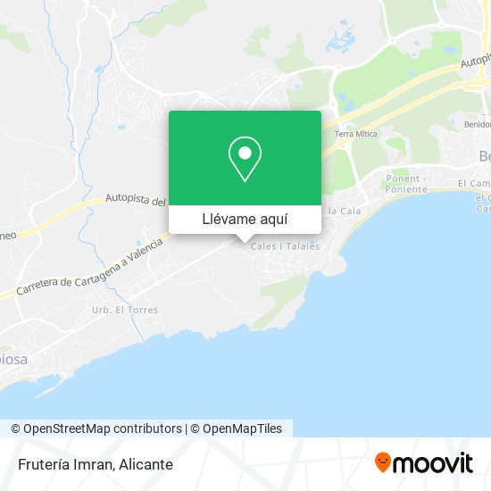 Mapa Frutería Imran